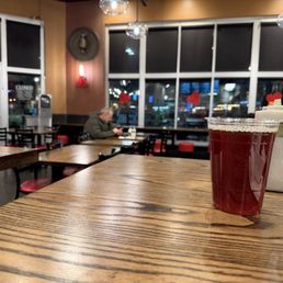 I love sitting at a bar table! I love sitting at a bar table!