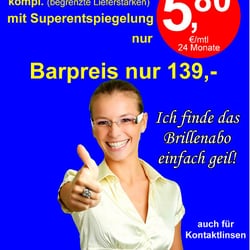 Michaelis Optik - Neue Brille oder Linsen für kleines Geld