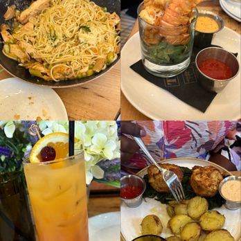 Blackwall Barn & Lodge - Lemon Chicken Linguini, Crispy Fried Lobster Tails, tequila sunrise , Crab Cakes Entree - American Near Me - Gambrills, Maryland