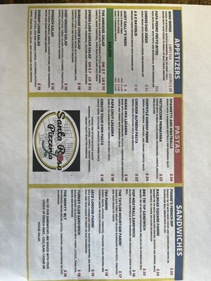Menu photo 1 Santa Rosa Pizzeria Santa Rosa, CA