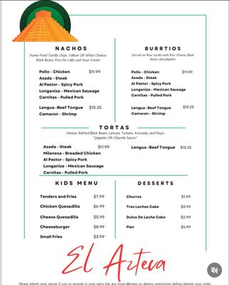Menu photo 2 Tacos El Azteca Waterbury, CT Menu photo 2 Tacos El Azteca Waterbury, CT