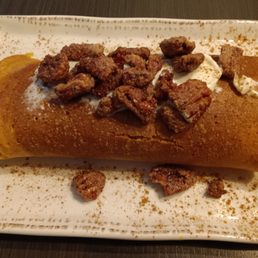 Stuffed pumpkin pancake without caramel or whipped cream @Billy's Diner Stuffed pumpkin pancake without caramel or whipped cream @Billy's Diner