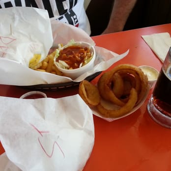 The Rootbeer Stand - Burgers come wrapped in paper marked with grease pencil. The side salad is shredded dressed lettuce. I don't recommend the onion rings. - American Near Me - Oglesby, Illinois The Rootbeer Stand - Burgers come wrapped in paper marked with grease pencil. The side salad is shredded dressed lettuce. I don't recommend the onion rings. - American Near Me - Oglesby, Illinois