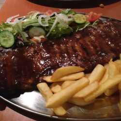 Harry's Grill - Full rack of pork ribs