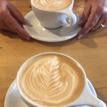 High Five Coffee - two caramel lattes - Coffee & Tea Near Me - Asheville, North Carolina High Five Coffee - two caramel lattes - Coffee & Tea Near Me - Asheville, North Carolina