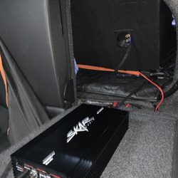Custom Audio Designs - Amp mounted