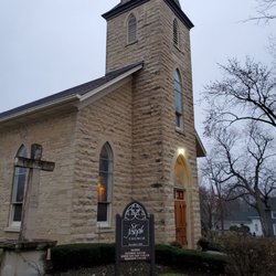 St Joseph Catholic Church of Lockport - Front view of church.