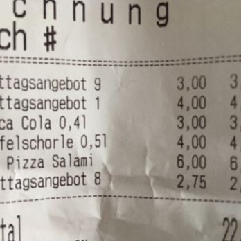 Mamma Mia - Unsere Rechnung - an alle die einen Einblick in ein paar Preisklassen haben wollen. - Italian Near Me - Uelzen, NI Mamma Mia - Unsere Rechnung - an alle die einen Einblick in ein paar Preisklassen haben wollen. - Italian Near Me - Uelzen, NI