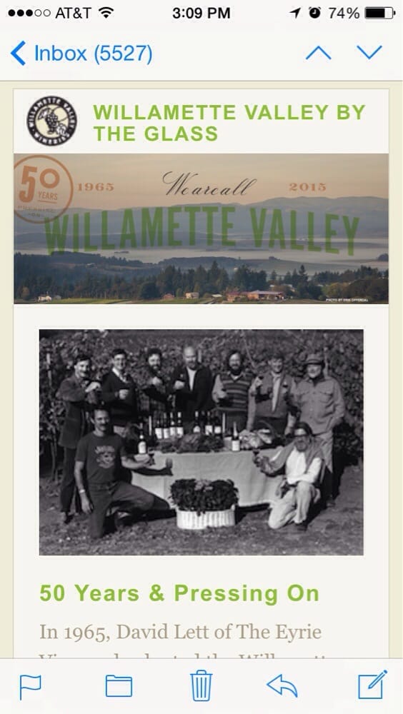 Oregon Wine Board - vineyard in Portland, OR