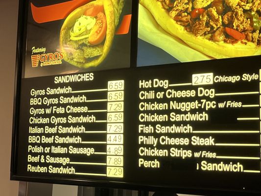 Menu photo 1 King Gyros Fort Wayne, IN