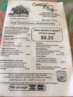 Menu photo 8 Cottage Cafe Louisville, KY Menu photo 8 Cottage Cafe Louisville, KY