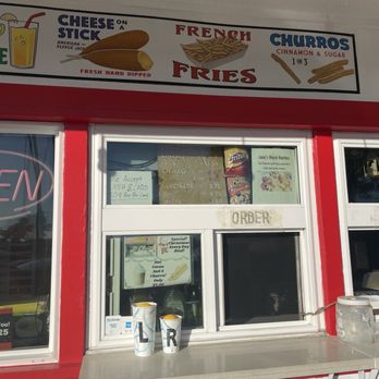Jane's Corndogs - Window - Fast Food Near Me - Seal Beach, California