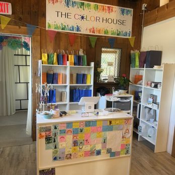 The Color House - The check in desk - Art Classes Near Me - Colchester, Connecticut The Color House - The check in desk - Art Classes Near Me - Colchester, Connecticut