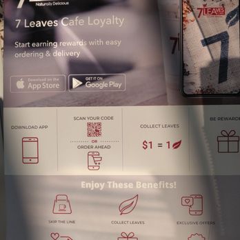 7 Leaves Cafe - Earn points by downloading the 7 leaves app! - Coffee & Tea Near Me - Carrollton, Texas