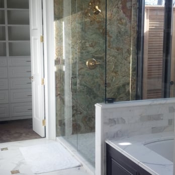Hoover's Flooring - a large bathroom with a walk in shower - Flooring Near Me - Wagener, South Carolina Hoover's Flooring - a large bathroom with a walk in shower - Flooring Near Me - Wagener, South Carolina