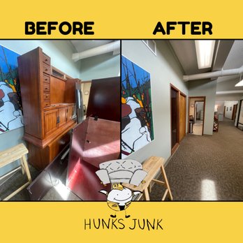 Hunks Junk Removal - Office clean out we did for the Wyoming community Foundation! - Junk Removal & Hauling Near Me - Laramie, Wyoming Hunks Junk Removal - Office clean out we did for the Wyoming community Foundation! - Junk Removal & Hauling Near Me - Laramie, Wyoming