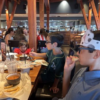 Lazy Dog Restaurant & Bar - My grandson is joying his birthday treat. - New American Near Me - Orange, California Lazy Dog Restaurant & Bar - My grandson is joying his birthday treat. - New American Near Me - Orange, California