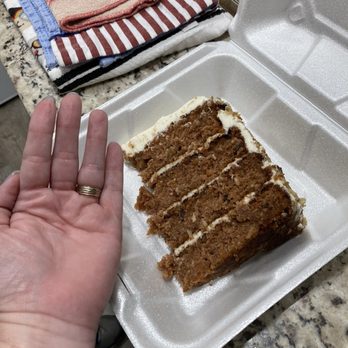 Tidewater Grill - Carrot cake bigger than my hand! - Seafood Near Me - North Myrtle Beach, South Carolina Tidewater Grill - Carrot cake bigger than my hand! - Seafood Near Me - North Myrtle Beach, South Carolina
