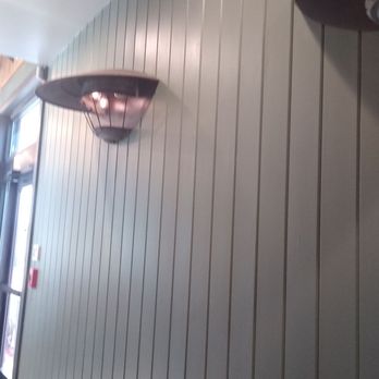 The Cookshack - Neat light fixtures, they look like spaceships. - Chicken Shop Near Me - Fort Worth, Texas
