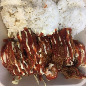 Wrap and Roll Lunch Wagon - Dynamite chicken katsu w/ rice and mac - Food Trucks Near Me Wrap and Roll Lunch Wagon - Dynamite chicken katsu w/ rice and mac - Food Trucks Near Me