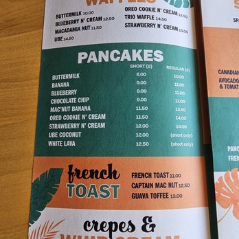 Aloha Stacks - Menu - Pancakes Near Me - El Monte, California