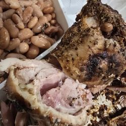Oak & Smoke BBQ - Undercooked chicken.