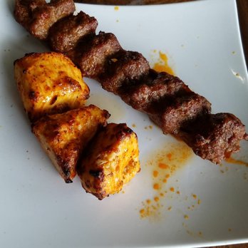 Sofra Kebab House - Ground and chicken kabob. Full of flavor and the chicken is juicy! - Mediterranean Near Me - Plano, Texas