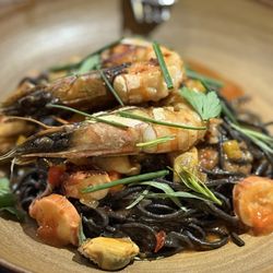 Spoon and Stable - Seafood Spaghetti Nero