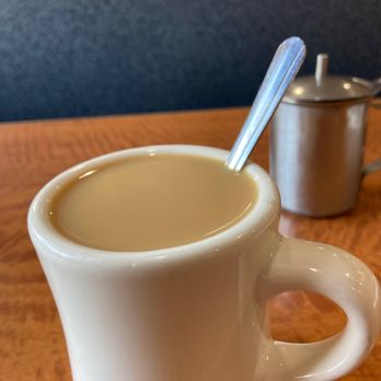 National Diner - a cup of coffee with a spoon - American Near Me - East Bronx, New York National Diner - a cup of coffee with a spoon - American Near Me - East Bronx, New York
