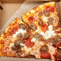 Pagliacci Pizza - No mushroom primo available. Pair of sausage, pepperoni & ricotta slices instead (10/11/24)