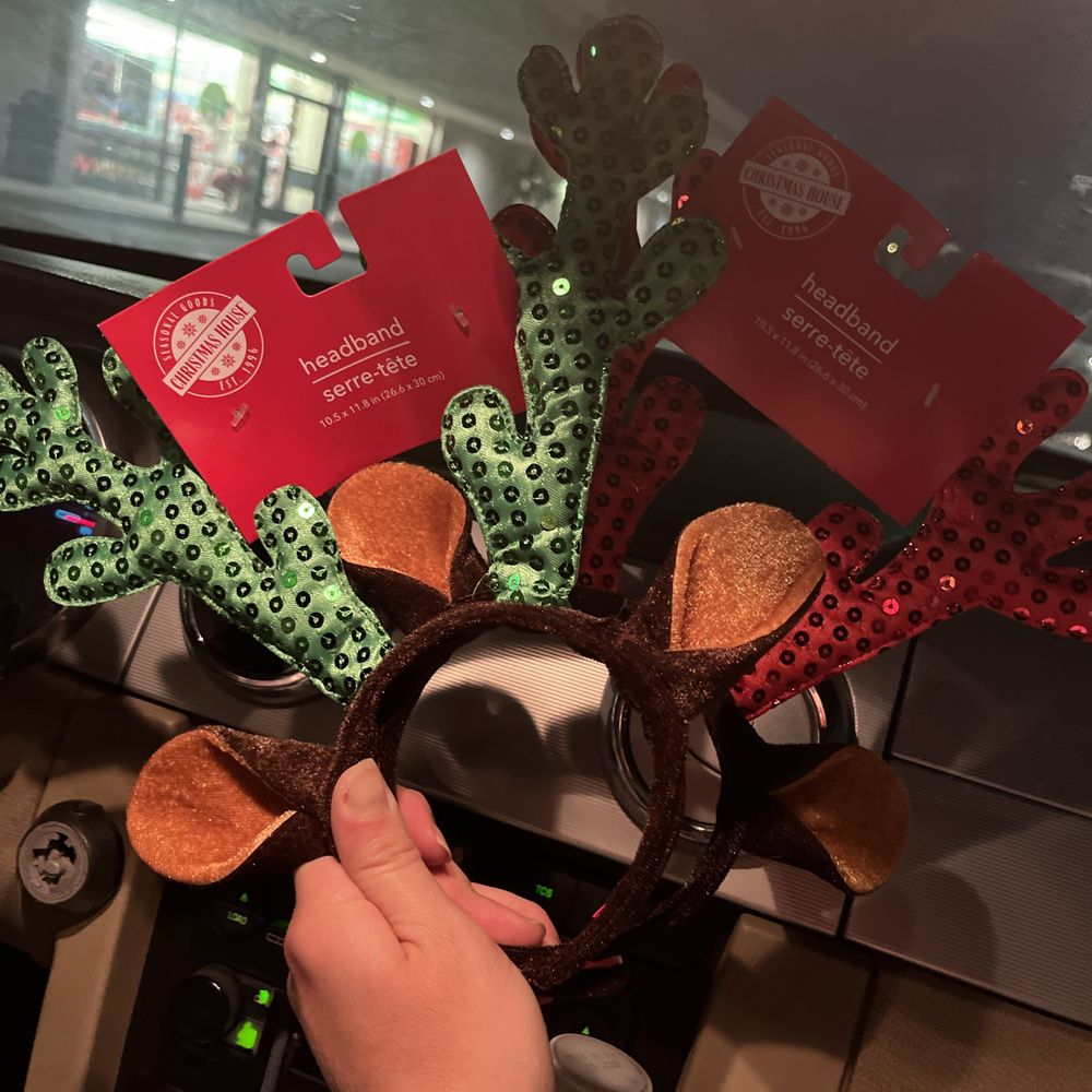 Christmas reindeer headbands