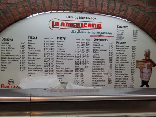 Menu photo 1 La Americana Buenos Aires, C Menu photo 1 La Americana Buenos Aires, C