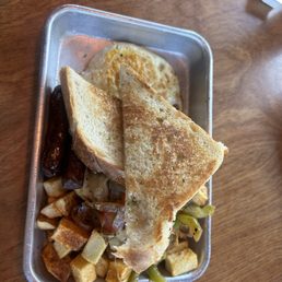 1 egg and home fries