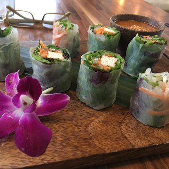 Lapisara Eatery - Fresh Rolls - check out the flower! Peanut Sauce is something else - Breakfast & Brunch Near Me - San Francisco, California Lapisara Eatery - Fresh Rolls - check out the flower! Peanut Sauce is something else - Breakfast & Brunch Near Me - San Francisco, California