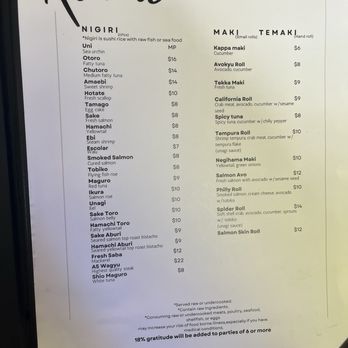 Kumi Sushi - Menu as of 10/31/2025 - Sushi Bars Near Me - Sacramento, California Kumi Sushi - Menu as of 10/31/2025 - Sushi Bars Near Me - Sacramento, California
