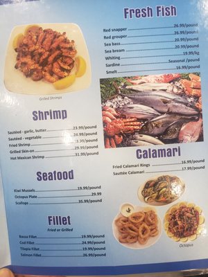 Menu photo 2 Mermaid's Seafood Restaurant Ottawa, ON Menu photo 2 Mermaid's Seafood Restaurant Ottawa, ON