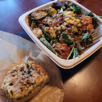 The Salad Bar - Build me up, Buttercup Salad with Cheesy Garlic Chibatta - Salad Near Me - Glastonbury, Connecticut