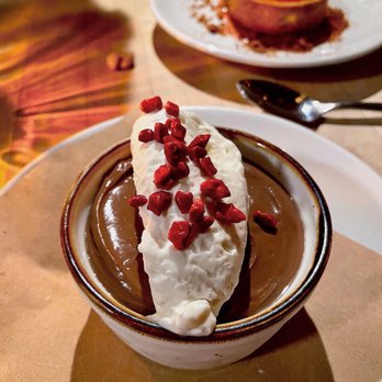 Indaco - Banana Pudding with dehydrated strawberries and cream @cereus_eats - Italian Near Me - Charleston, South Carolina Indaco - Banana Pudding with dehydrated strawberries and cream @cereus_eats - Italian Near Me - Charleston, South Carolina