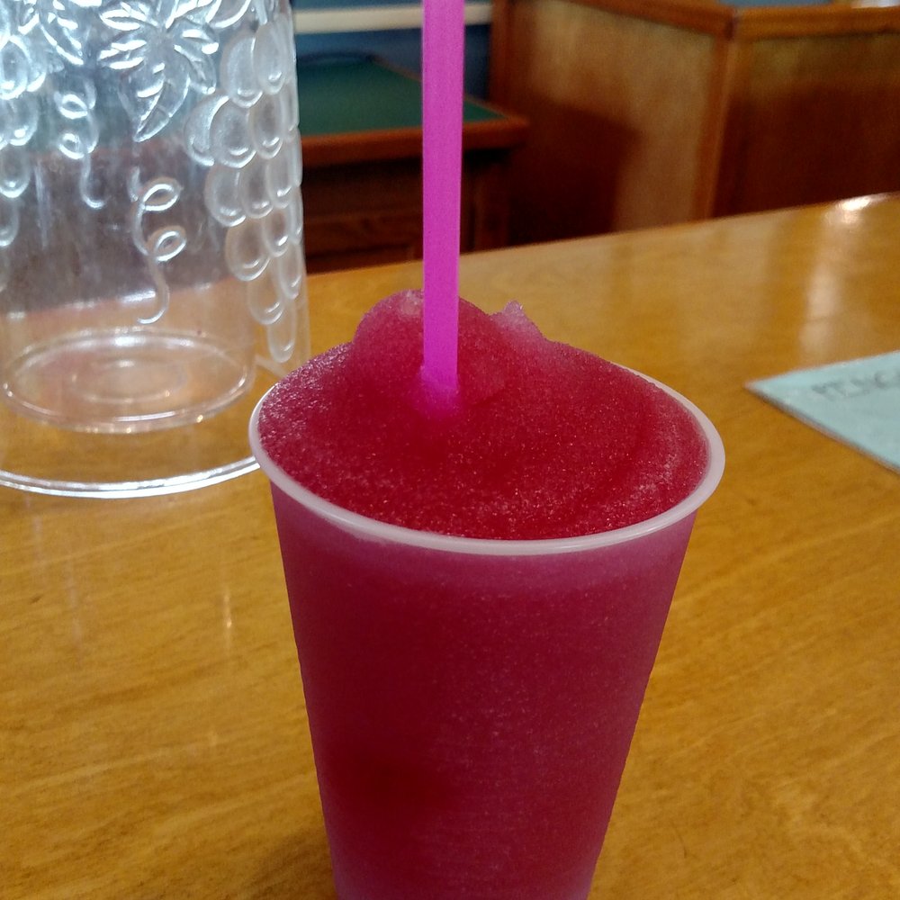 Red wine slushie...$6 worth every penny