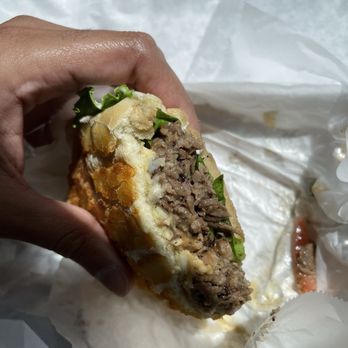The Sandwich Spot - Tri tip sandwhich with Dutch crunch and pepper jack cheese - Sandwiches Near Me - Sacramento, California The Sandwich Spot - Tri tip sandwhich with Dutch crunch and pepper jack cheese - Sandwiches Near Me - Sacramento, California