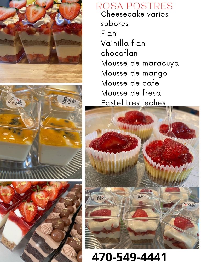 Rosa picaderas y postres Logo