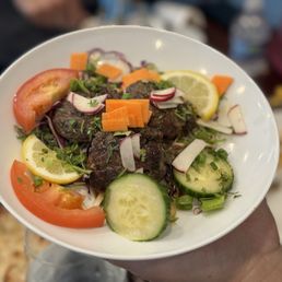 Succulent Lamb Kebab - Flame-grilled Minced Lamb Starter