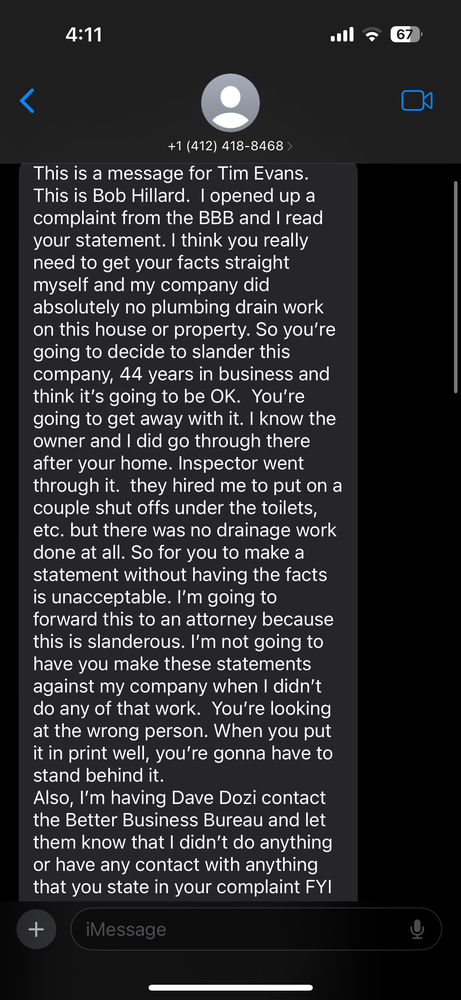 Slide of Hillard Plumbing & Heating