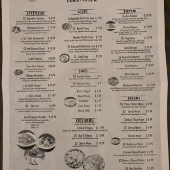 Nutmeg Indian Cuisine - Nutmeg Menu-1 - Buffets Near Me - Las Vegas, Nevada Nutmeg Indian Cuisine - Nutmeg Menu-1 - Buffets Near Me - Las Vegas, Nevada