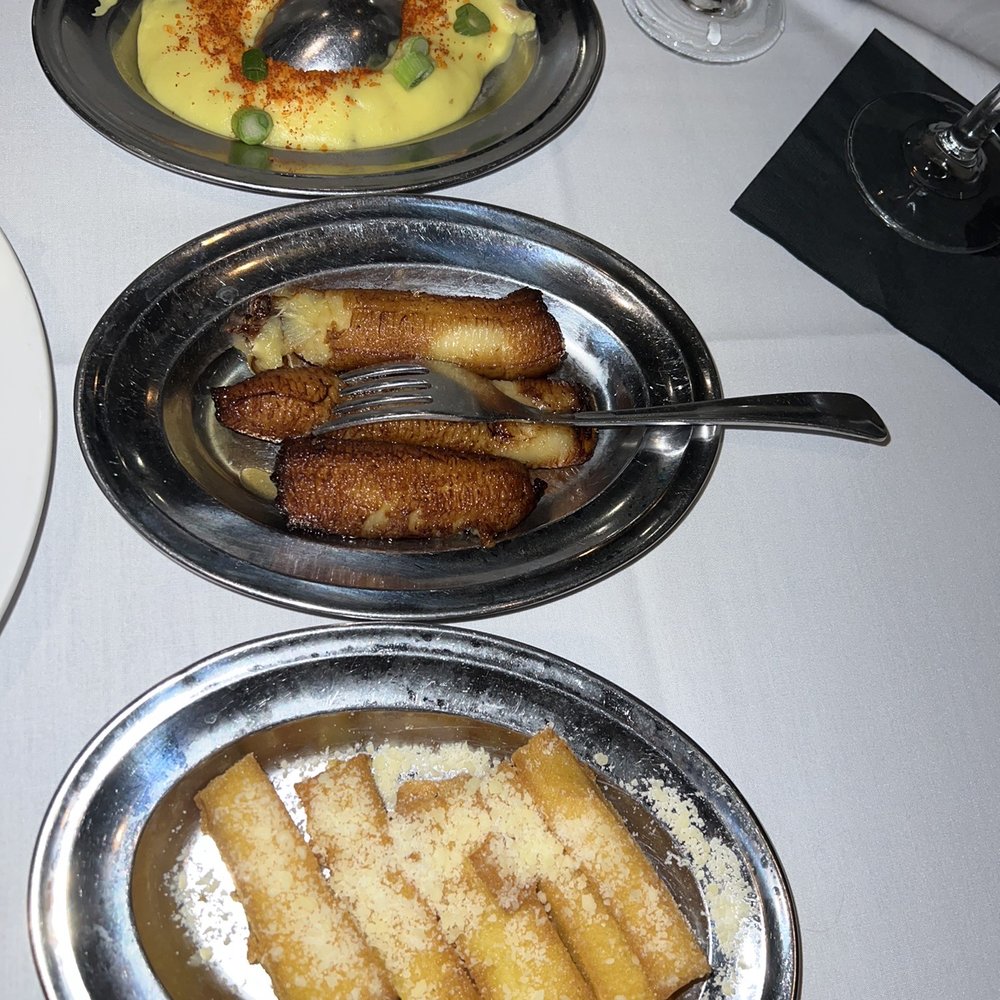 Terra Gaucha - Mashed potatoes, fried bananas and fried polenta bites - Brazilian Near Me - Tampa, Florida Terra Gaucha - Mashed potatoes, fried bananas and fried polenta bites - Brazilian Near Me - Tampa, Florida