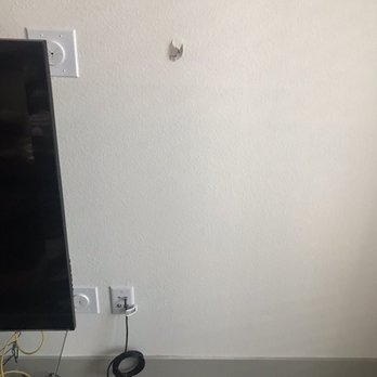 Anything A/V - When carving a hole into my bedroom wall to run the wires the knife cut through to the living room wall resulting in a hole in the wall. - Home Automation Near Me - Irving, Texas Anything A/V - When carving a hole into my bedroom wall to run the wires the knife cut through to the living room wall resulting in a hole in the wall. - Home Automation Near Me - Irving, Texas