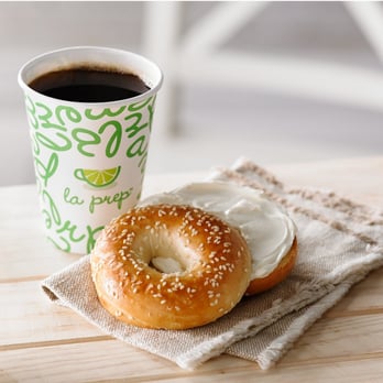 La Prep - A simple but always delicious breakfast meal is the cream cheese bagel, accompanied by a La Prep specialty coffee. - Breakfast & Brunch Near Me - Montreal, Quebec La Prep - A simple but always delicious breakfast meal is the cream cheese bagel, accompanied by a La Prep specialty coffee. - Breakfast & Brunch Near Me - Montreal, Quebec