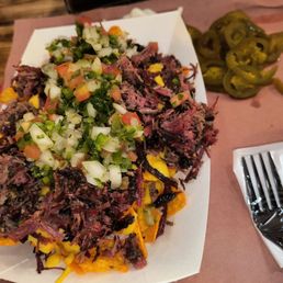 Brisket nachos