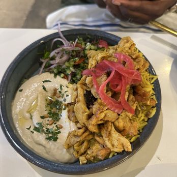 Motek Brickell - Chicken Shawarma bowl - Mediterranean Near Me - Miami, Florida