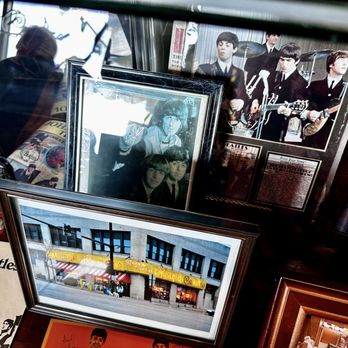 Margie's Candies - Beatle memorabilia in their front display case - Candy Stores Near Me - Chicago, Illinois Margie's Candies - Beatle memorabilia in their front display case - Candy Stores Near Me - Chicago, Illinois